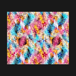 Spring Flowers Pattern - Edelweiss Feathers T-Shirt