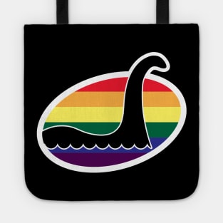 Rainbow Nessie Cryptid Pride Tote