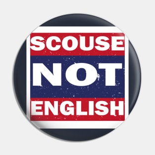 Scouse not English. Liverpool pride Pin