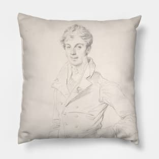 Lancelot-Theodore, comte Turpin de Crisse by Jean-Auguste-Dominique Ingres Pillow