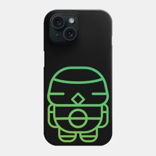 robotic character outline Phone Case