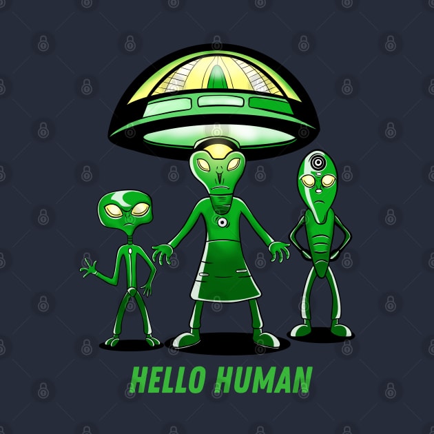 Hello Human, Friendly Aliens by micho2591