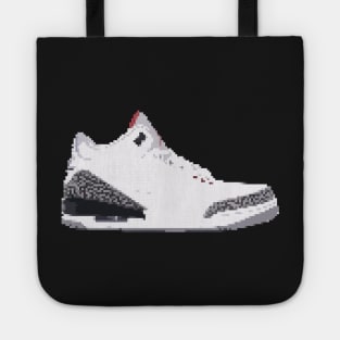 AIR JORDAN III RETRO PIXELATED ART SHOE COLLECTION Tote