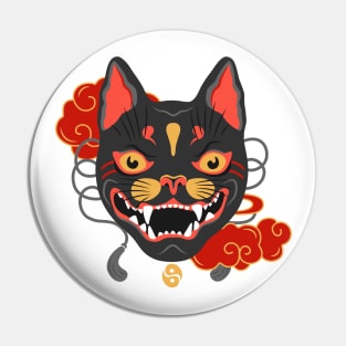 The fierce cat spirit mask (nb) Pin