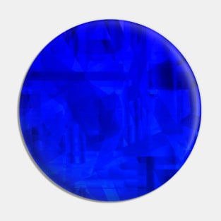 Futuristic blue Pin