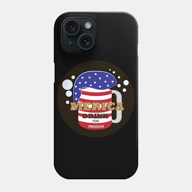 Merica Phone Case by dddesign