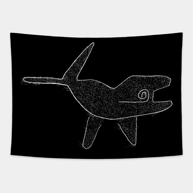 Nazca Lines, Whale, Pre Columbian, Peru Tapestry by StabbedHeart