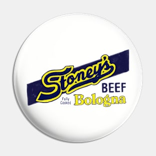 Stoney's Bologna - Yellow and Navy Logo Pin