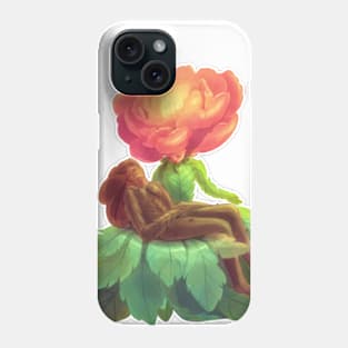 Two peonies in life and death Phone Case