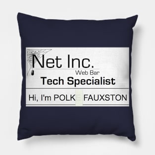 Polk's Nametag Pillow