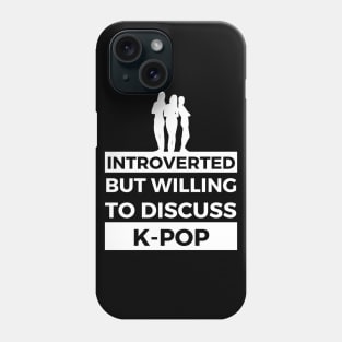 Introverted But Willing To Discuss K-Pop Music - Cowboy and Girl Dancing Design Phone Case