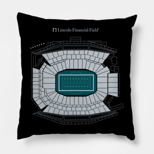 Lincoln Financial Field Pillow