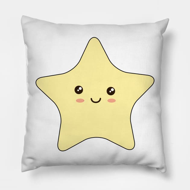 Happy star Pillow by grafart