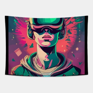 Gaming Boy poster design Tapestry