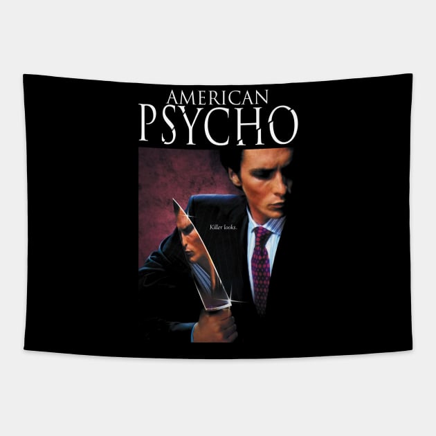 American Psycho Patrick Bateman 22 Tapestry by Visionary Canvas