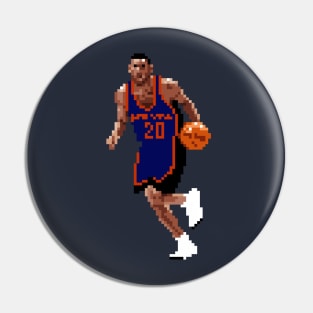 Allan Houston Pixel Dribble Pin