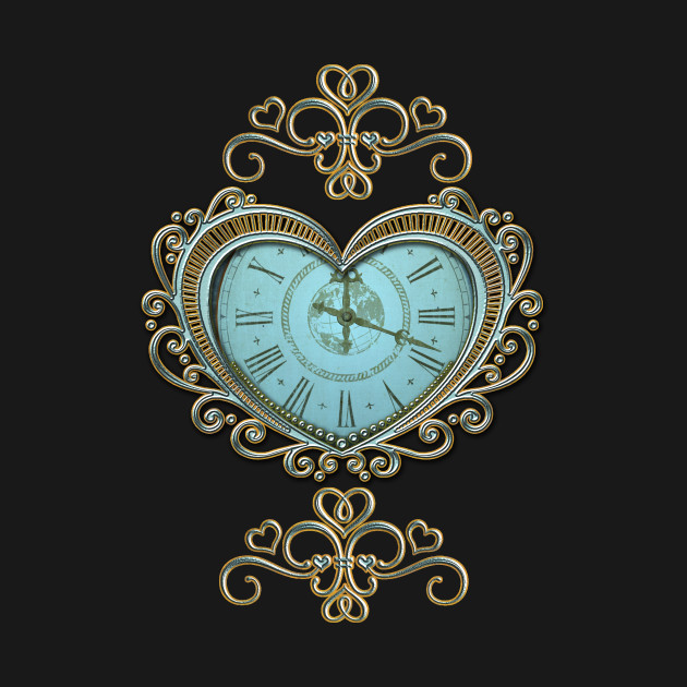 Wonderful steampunk heart with clocks and gears by Nicky2342