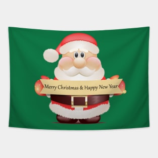 Cute Santa For Christmas & New Year Tapestry