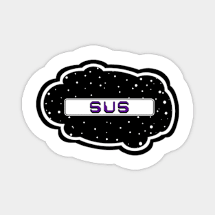 Purple Sus! (Variant - Other colors in collection in shop) Magnet