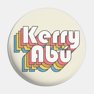 Kerry Abú / Irish County Retro Pride Faded-Style Design Pin