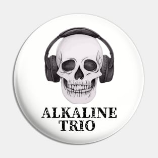 Alkaline Trio / Skull Music Style Pin