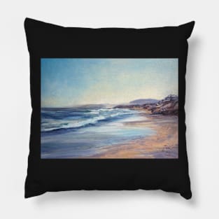 South to Middle Rock Beach Pillow