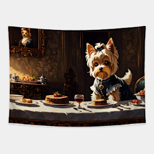 yorkshire having his meal Tapestry