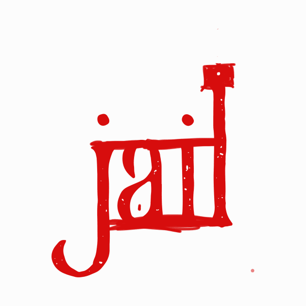 Jail typographic Design by tiaochao