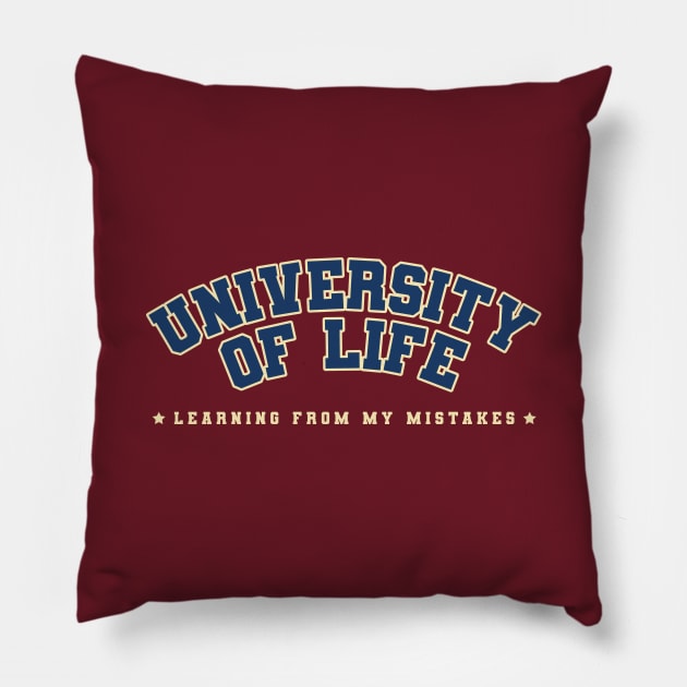 University of Life by Tobe Fonseca Pillow by Tobe_Fonseca