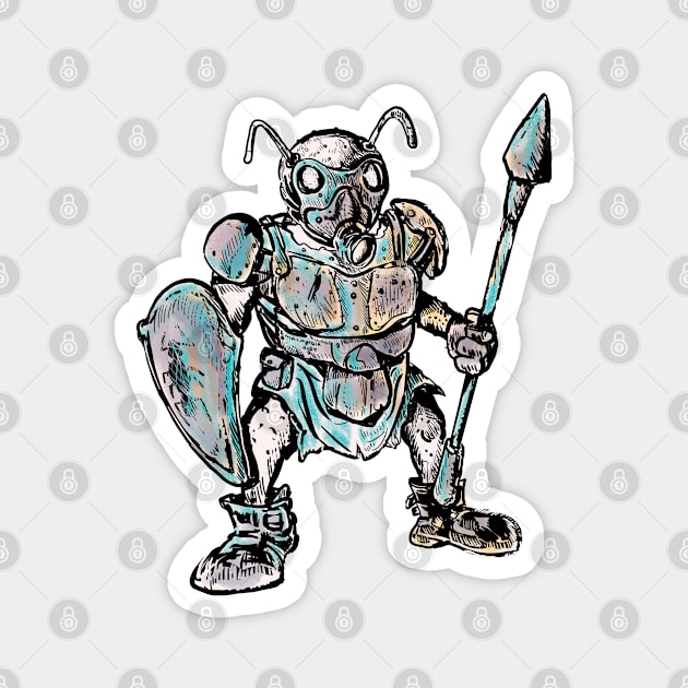 Mutant with color armor version 3 Magnet by emalandia