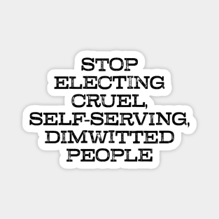 Stop Supporting Tyranny & Authoritarianism Magnet