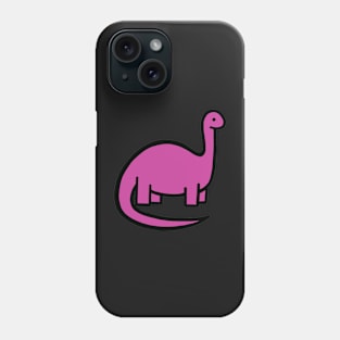 Raspberry Pink Dinosaur Phone Case