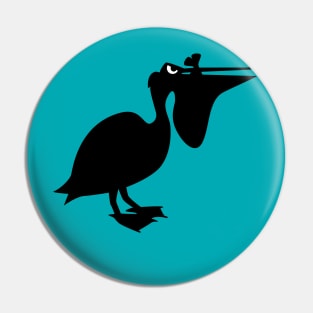 Angry Animals: Pelican Pin