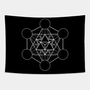 Metatrons Merkaba Sacred Geometry Tapestry