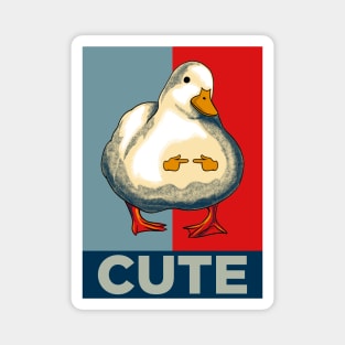Cute Duck Meme Magnet
