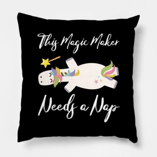 Tired Unicorn Needs a Nap Pillow