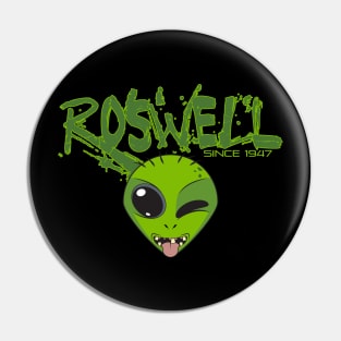 ROSWELL Green Pin