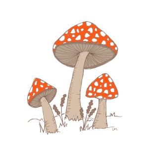 Trio of Mushrooms T-Shirt