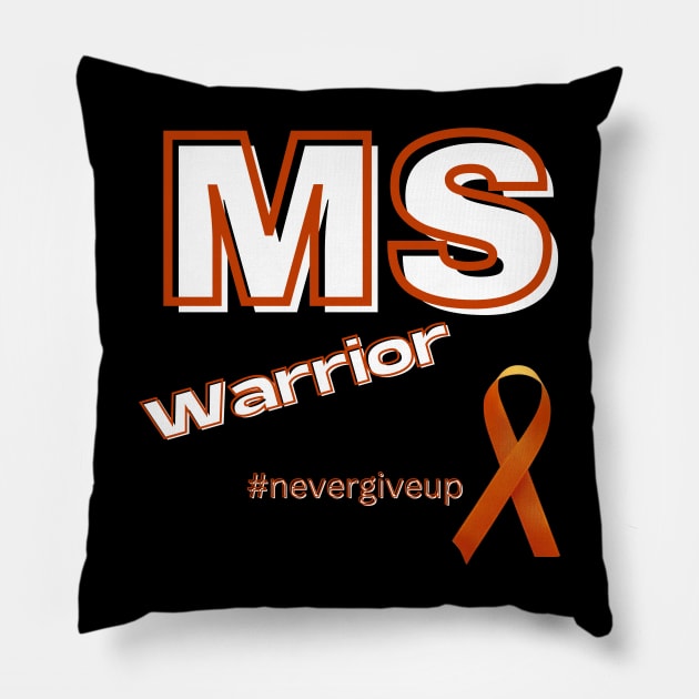 MS Warrior Pillow by JrxFoundation