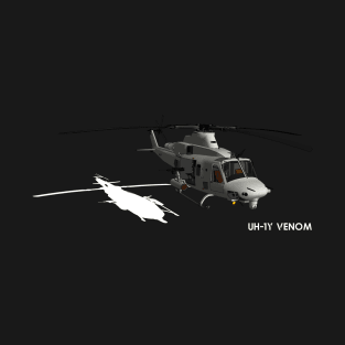 UH-1Y Venom Helicopter T-Shirt