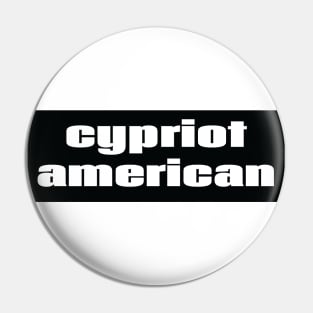 Cypriot American Pin