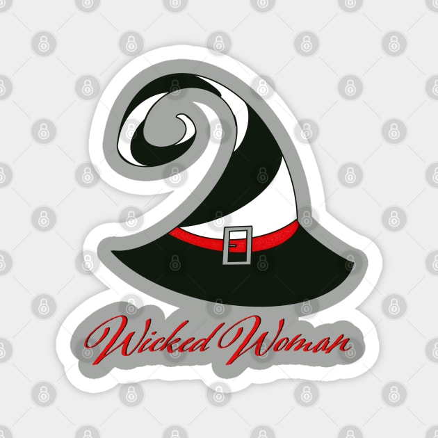 Wicked Woman Magnet by Theartiologist