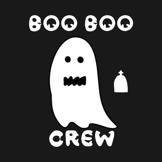 Boo Boo Crew Funny Ghost Halloween by beautifulhandmadeart