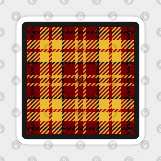 Godric Tartan Magnet by implexity