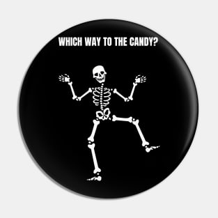 Funny Halloween Skeleton Gift Pin