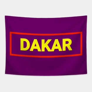 Dakar - J'aime ma ville Tapestry