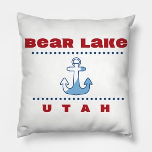 Bear Lake Utah Anchor Pillow