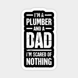 Funny Plumber Dad Gift Magnet