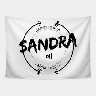 SANDRA OH DEFENSE SQUAD Tapestry