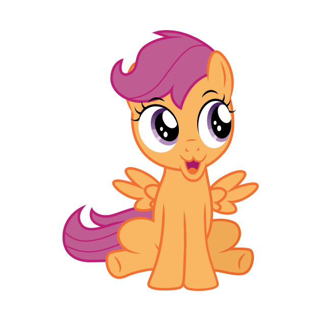 Excited Scootaloo by CloudyGlow